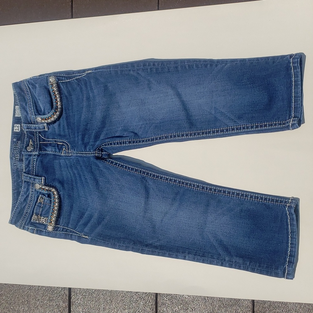 Miss Me Girls SZ 12 Jean Capri Bermuda